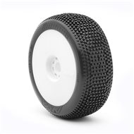 1:8 BUGGY IMPACT (SUPERSOFT - LONG WEAR) EVO WHEEL PRE-MOUNTED WHITE