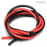 Wire Red & Black 8AWG D4.3/6.5mm x 1m