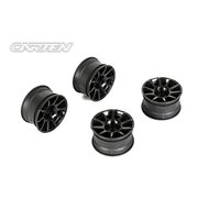 CARTEN 10 Spoke Wheel +4mm (Black)
